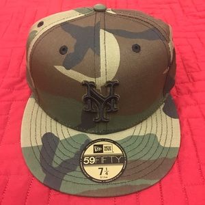 New Era Caps New York Mets Camo Cap 🧢 sz 7 1/4